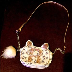 Justice letter “R” Cat purse